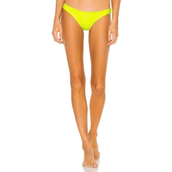 PQ X REVOLVE Reef Teeny Bikini Bottom Pineapple Reef Yellow - Picture 1 of 6
